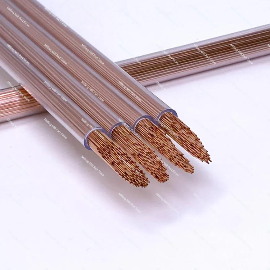 Single Hole Copper Tube Edm Drilling Machine 0.3mm-3.0mm Length 400mm WEDM Wire Cutting Parts Electrode Consumables Piercing