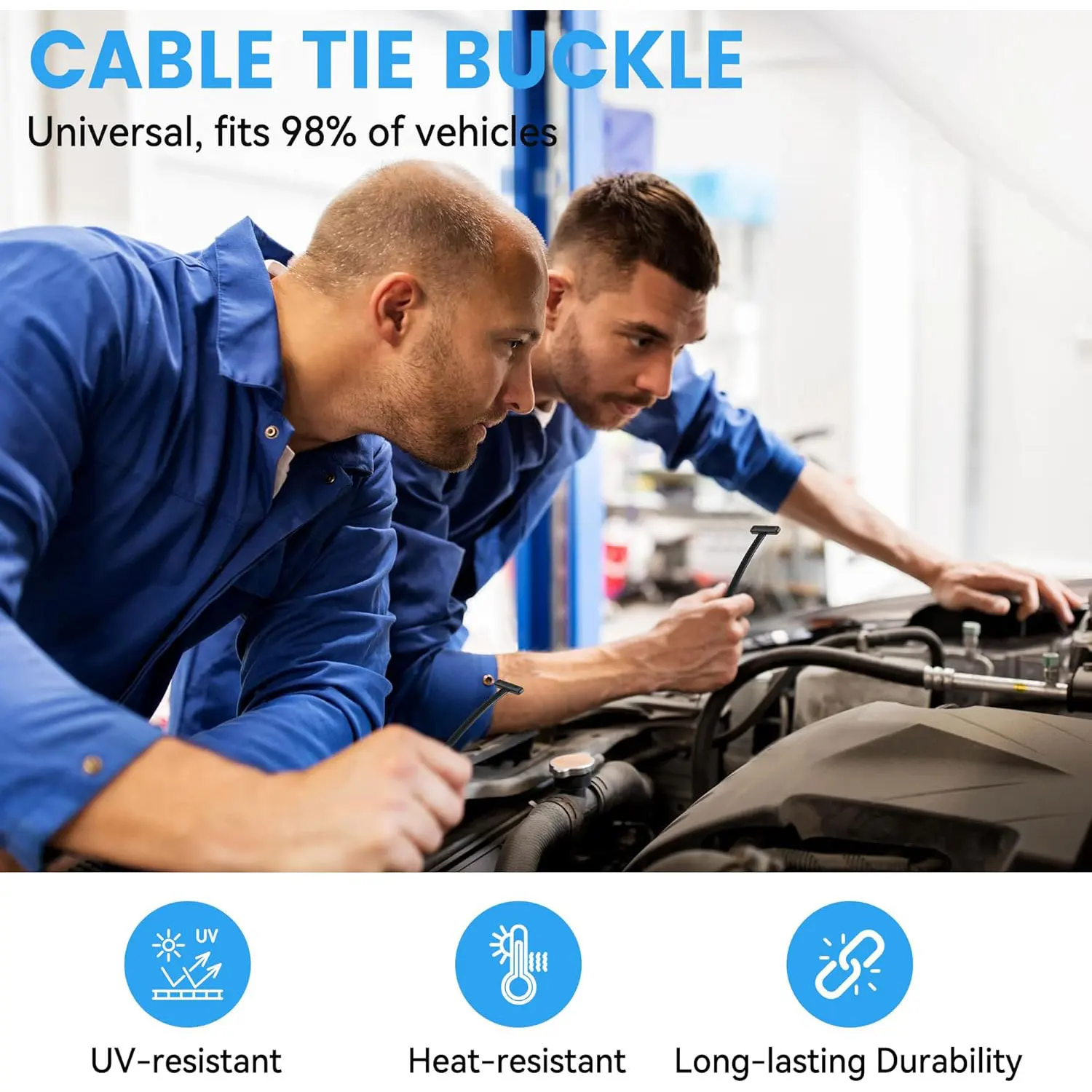 Nylon Universal Cable Tie Buckle,New T Multifunctional Nylon Zip Ties With Pin，Button Multi-Scenario Plastic Cable Fixion Tools