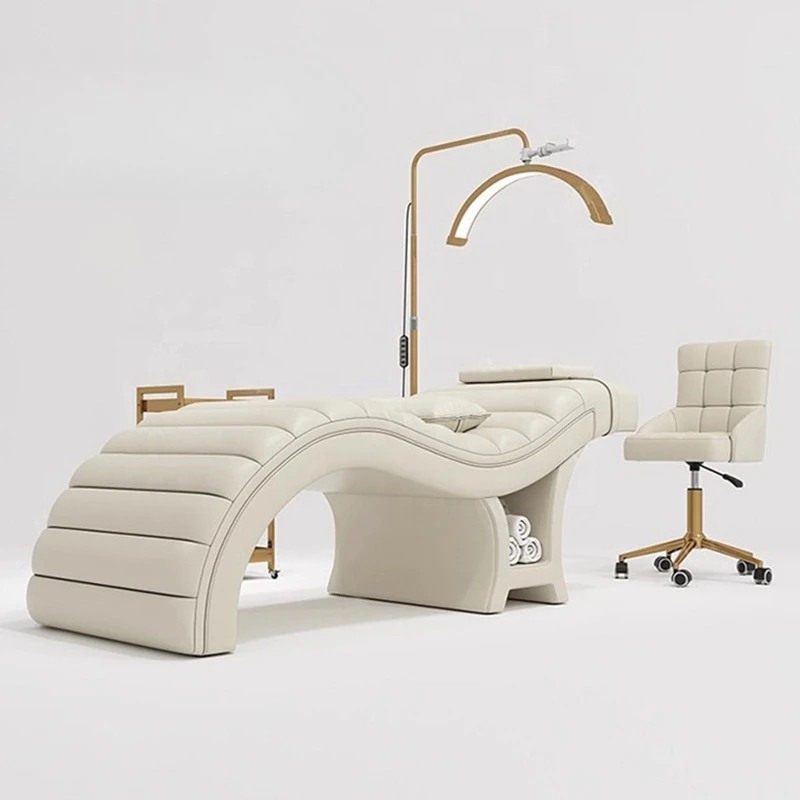 

2026 Hot Sale Luxury Massage Bedside Therapy Beauty Facial Eyelash Extension Bed Portable Massage Eyelash Bed Beauty Salon Bed