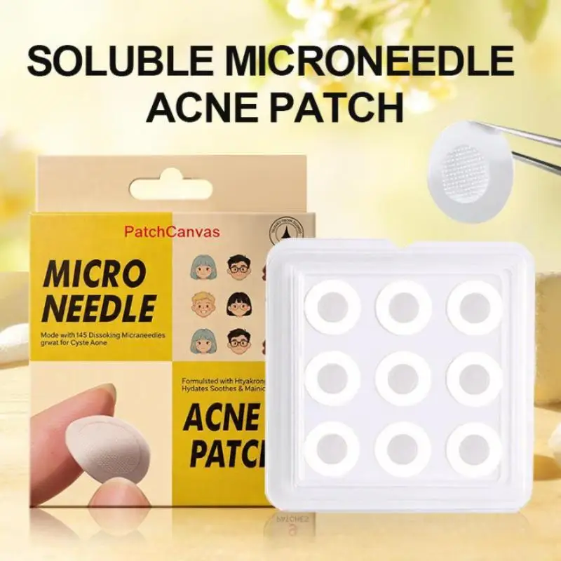 Soluble Microneedle Hydrocolloid Patch 0.3mm Patch For Face Micro-needle Eye Patch Forehead Patch For  Fine Lines