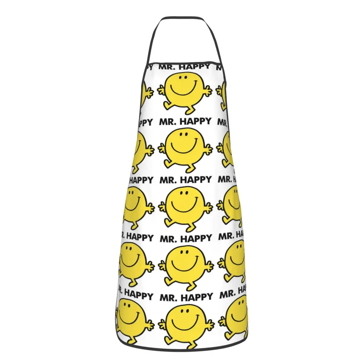 Mr. Men Cute Little Miss Popular Aprons Chef Cooking Tablier Waterproof Bib Kitchen Cleaning Pinafore for Women Men Gardening