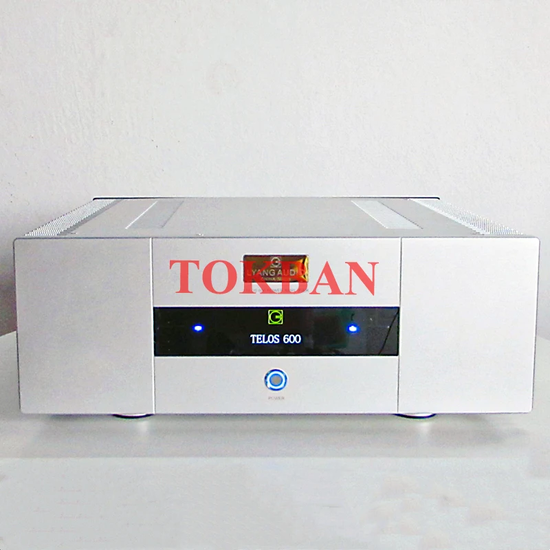 Tokban Reference Goldmund Telos 600 Power Amplifier 220w*2 High Power Class AB Amp Balanced XLR HIFI Amplifier Audio