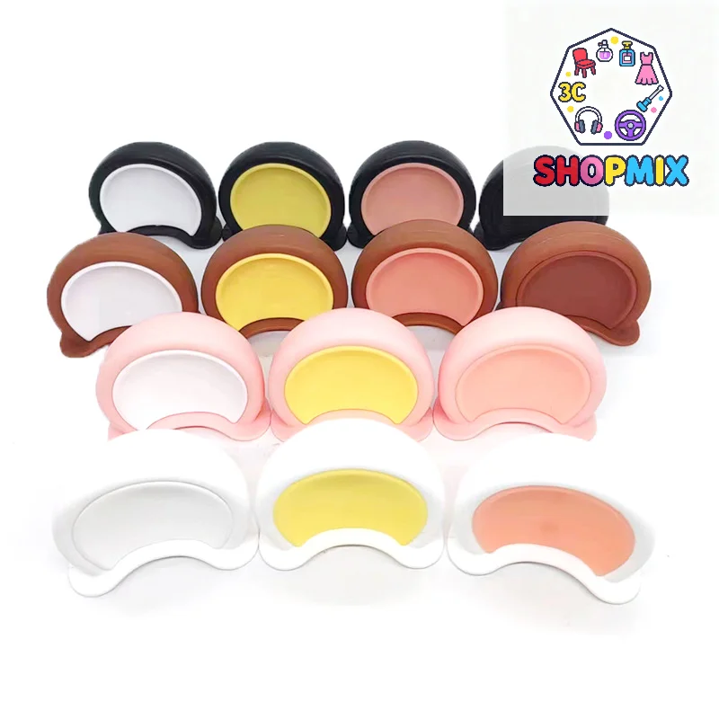 

2Pcs Colorful Motorcycle Helmet Bear Ears Decor Universal Motorbike Bicycle Car Styling Decoration Helmet Stickers Accessories