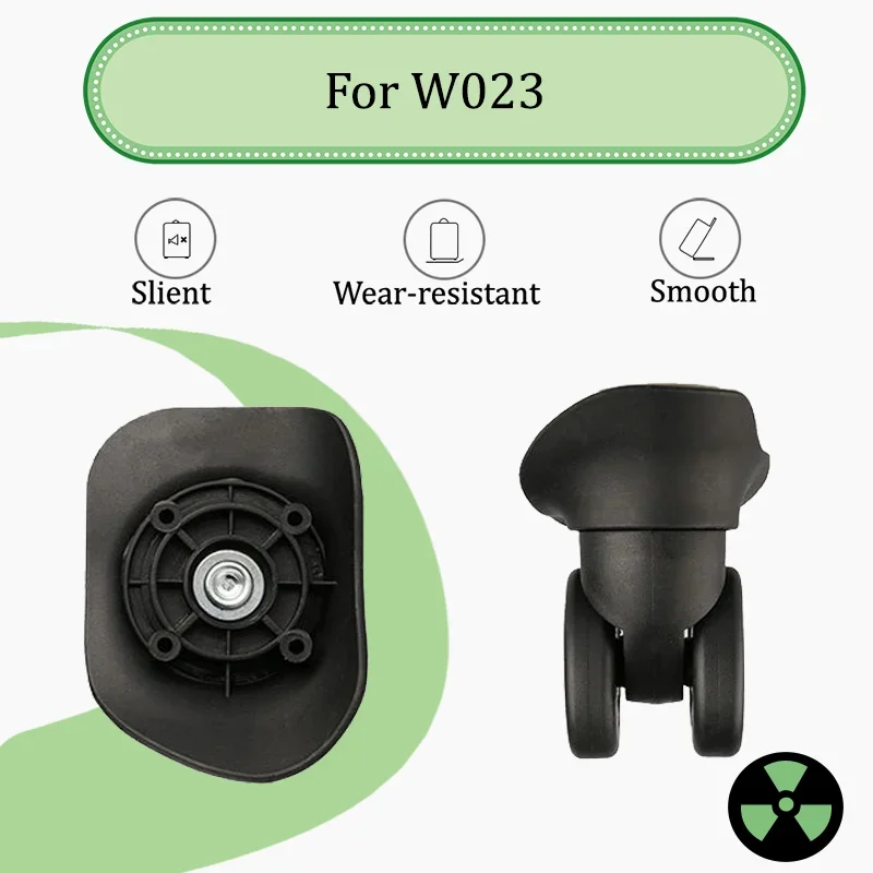 

For W023 Hard-Shell Suitcase Replacement Wheel Set - Multi-directional Castors Feature Scratch-resistant Material