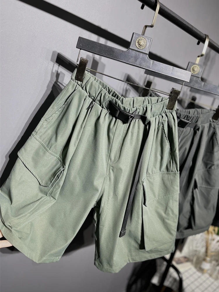 

Спортивная одежда Qui Dry, мужская цветная рабочая одежда большого цвета, брюки пять четвертей, модные летние свободные брюки, молодежные брюки