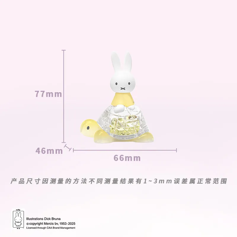 Nowa figurka Miffy Kawaii Anime z serii Turtle, oryginalna ozdoba na biurko, dekoracja, figurka w niespodziance, zabawka na prezent.