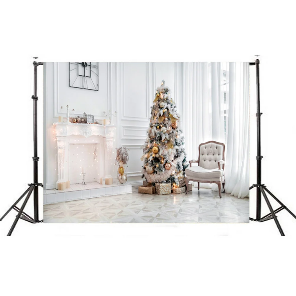

5x3ft 3D Christmas Photo Backdrop High Resolution Holiday Party Background Wallpaper Photography Studio Prop Realistic Colors