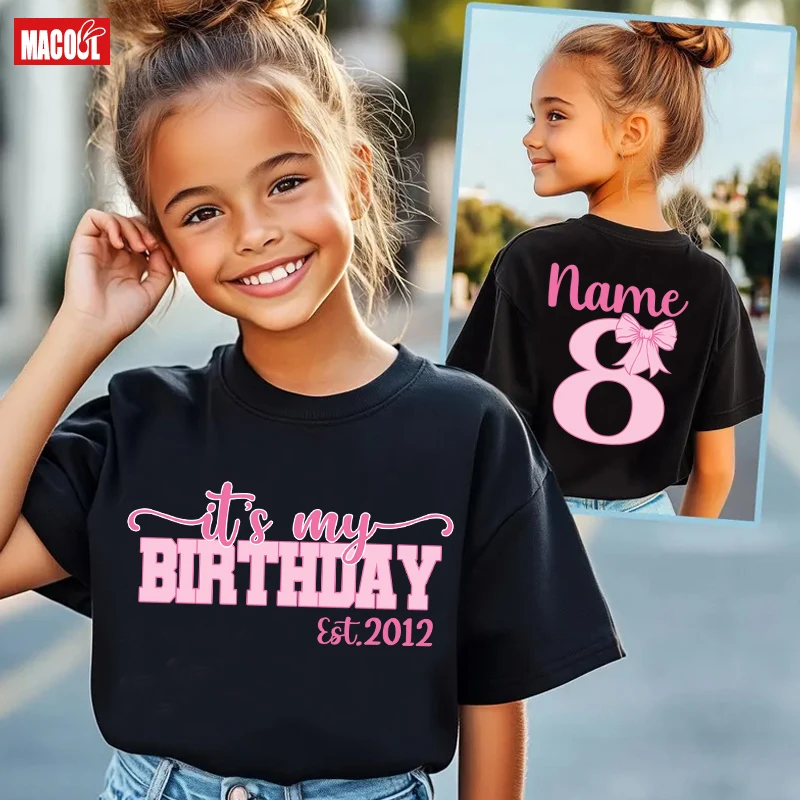 

Birthday Girl TShirt 7th Girls Birthday Shirt 9th Children 10 Year Old Kids Clothes10th 8th 12th13th 7th Birthday Shirt Children