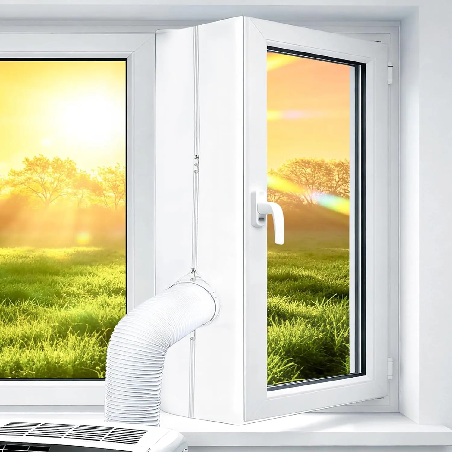 Air Conditioner Window Seal Kit Enhanced Adhesive Universal AC Thermal Barrier Waterproof Insect Guard Improves Cooling