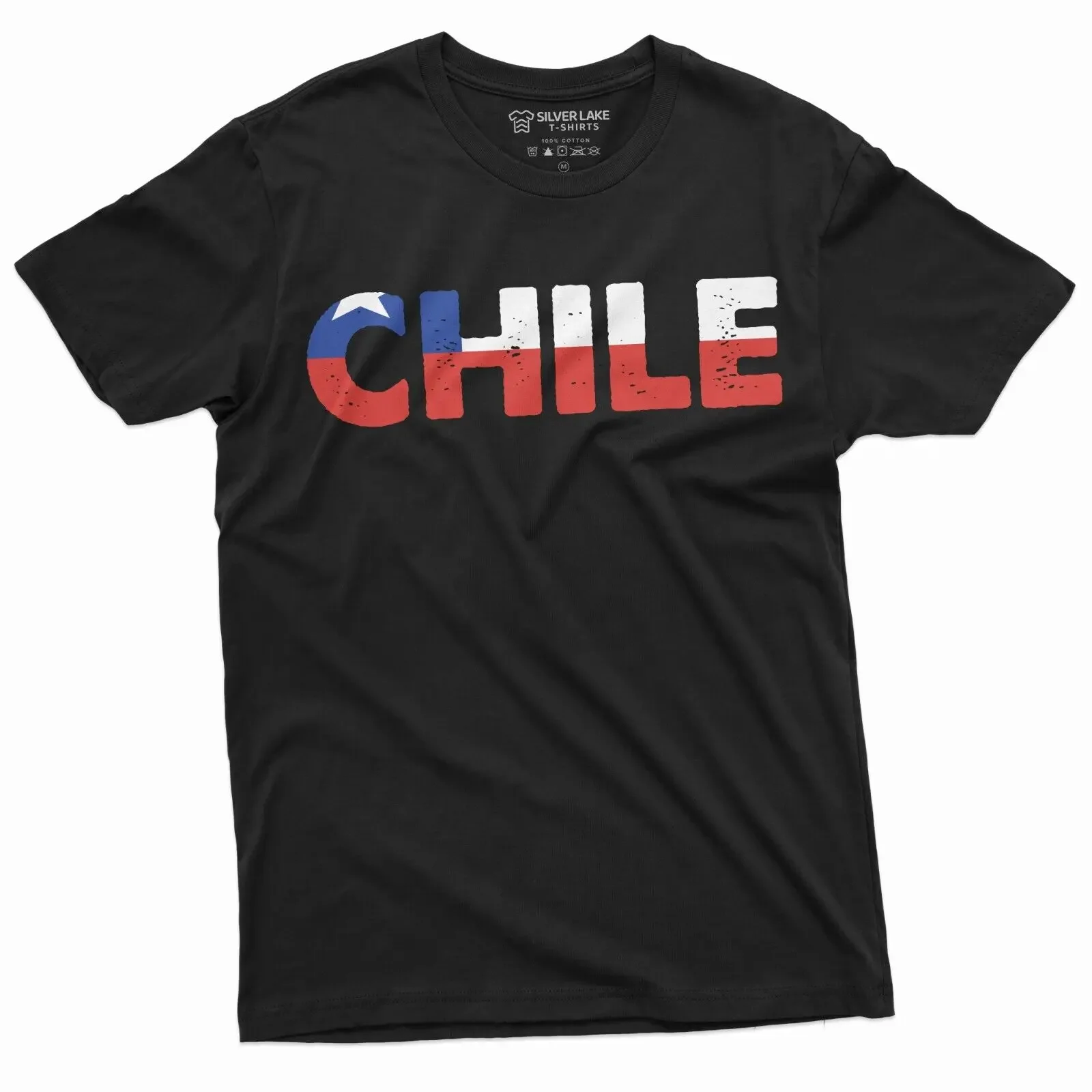 Chile T-shirt Mens Chilean flag Tee Shirt Patic Nations Symbolism Tee Shirt