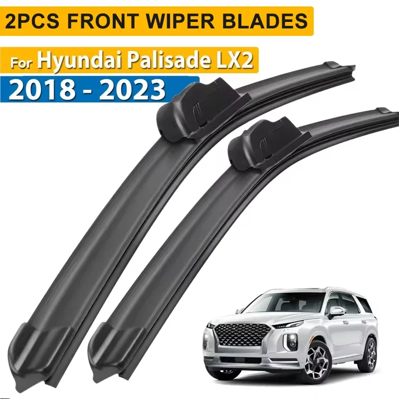 

Wiper LHD Front Wiper Blades For Hyundai Palisade LX2 2018 - 2023 Windshield Windscreen Window Car Brushes 26"+20"
