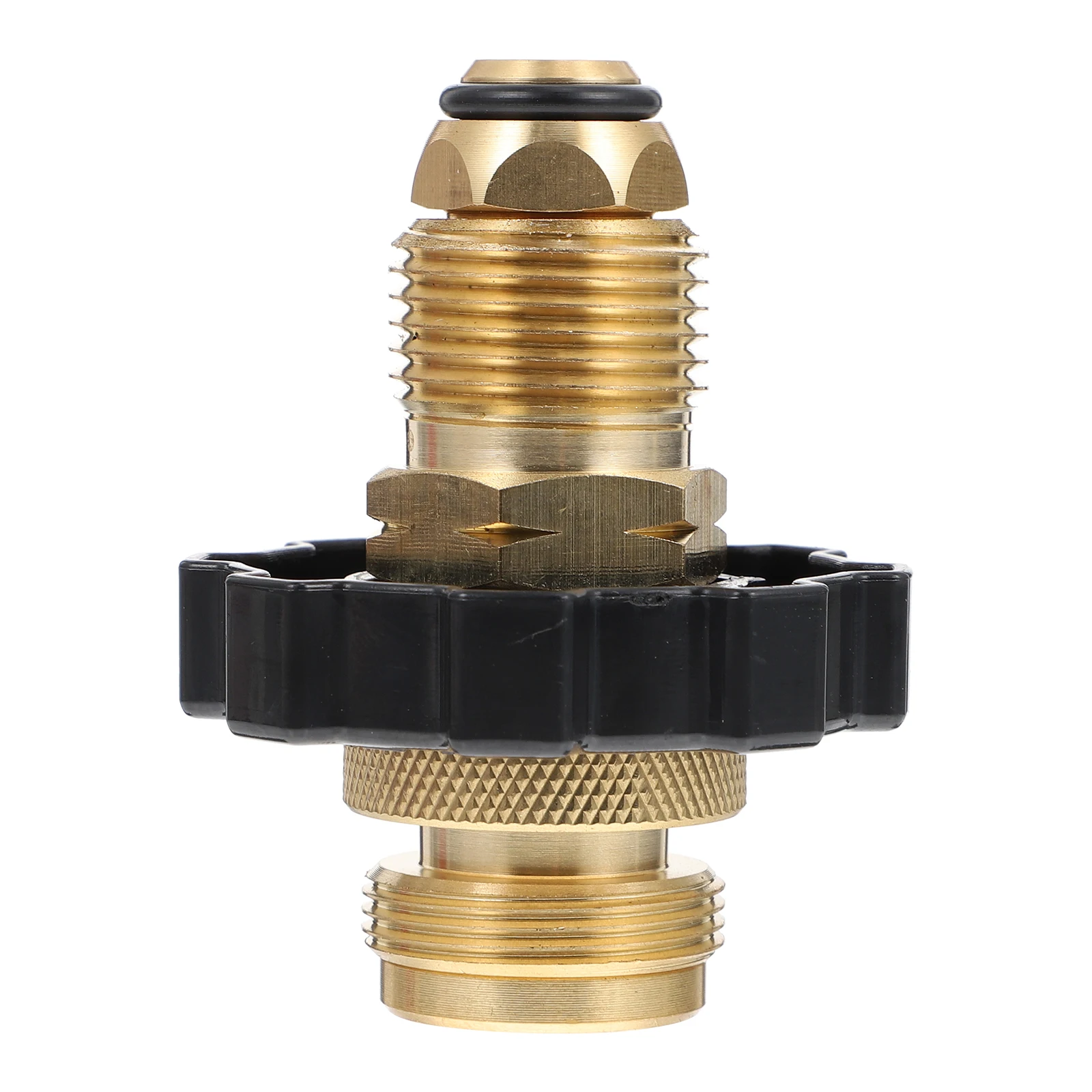 

Gas Cylinder Inflation Valve Camping Stove Adapter Brass Material Lightweight Durable BBQ Picnic Gas Refill Tool Pressure
