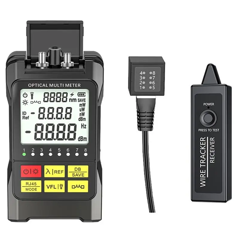 

Оптический мини-измеритель мощности 100 мВт, -70/+10 дБм, тестер RJ45, оптический мультиметр, тестер оптического затухания для сетевых оптоволоконных линий