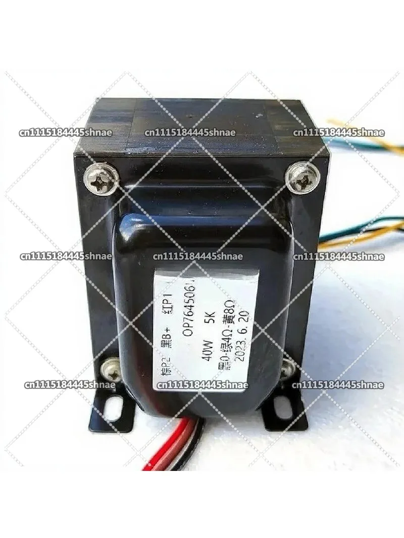 6P3P 6L6 EL34 Vacuum Tube Amplifier Audio Transformer 5K 0-4-8Ω 40W Push-pull Output Transformer