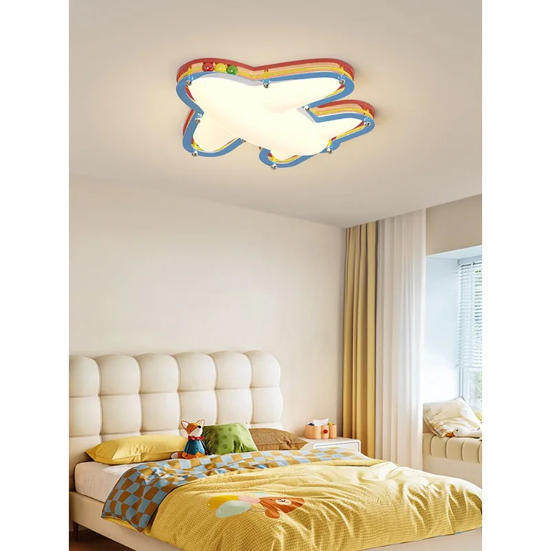 Cloud Aircraft Acrylic Colorful Full Spectrum LED Ceiling Light Kids Bedroom Home Decor Novelty New