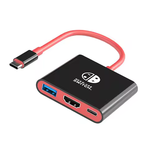 Switch Dock for Switch OLED, Switch Base Accessories, Portable Switch TV Dock Adapter, for Switch OLED/Steam Deck/MacBook Pro