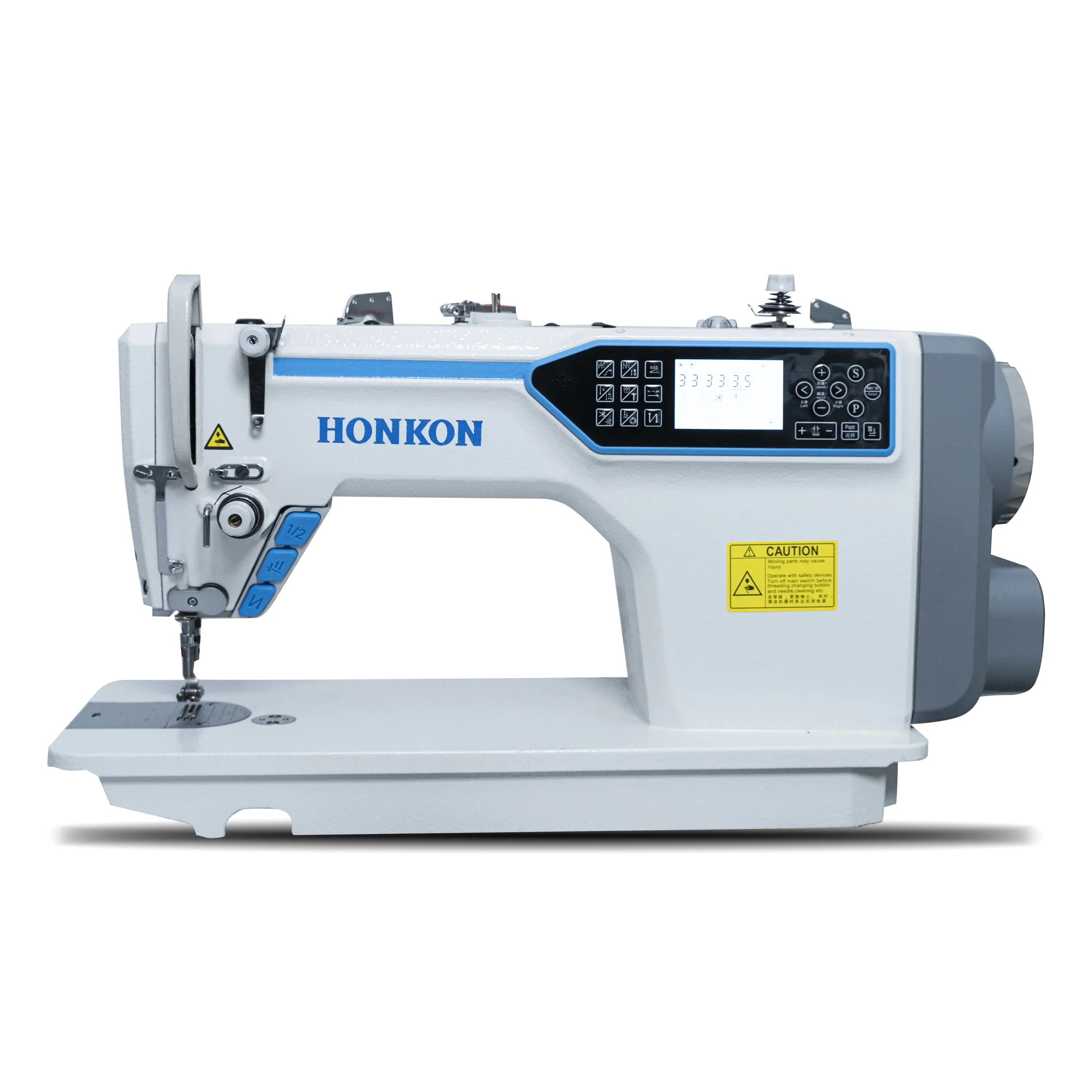 Gold Seller HK-A912 High Quality Automatic Lockstitch Sewing Machine Single Flat-Bed Manual Feed Mechanism Industrial Use 2