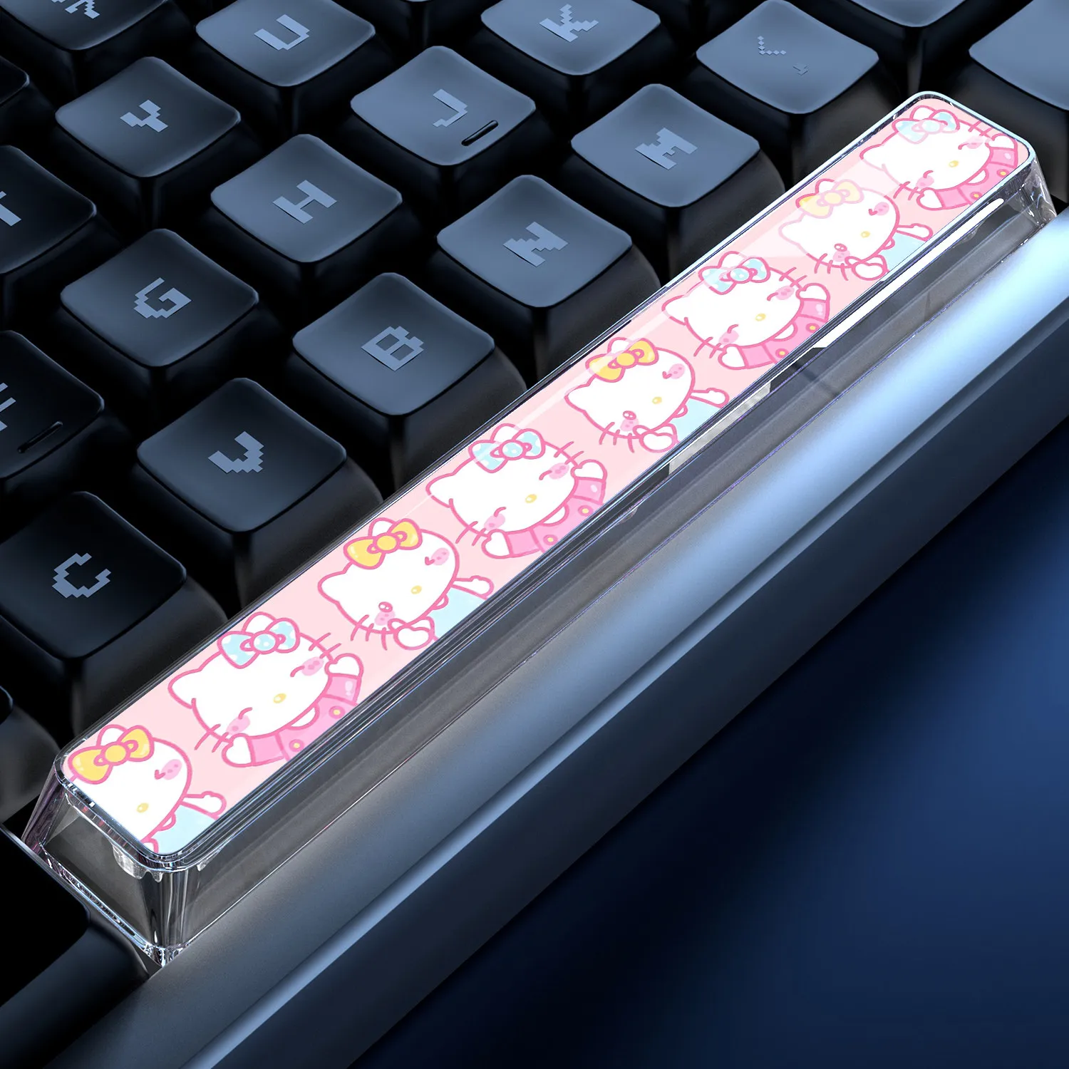 Epoxy 6.25U keycap space single Sanrio KT cat Melody big dog cartoon cute mechanical keyboard