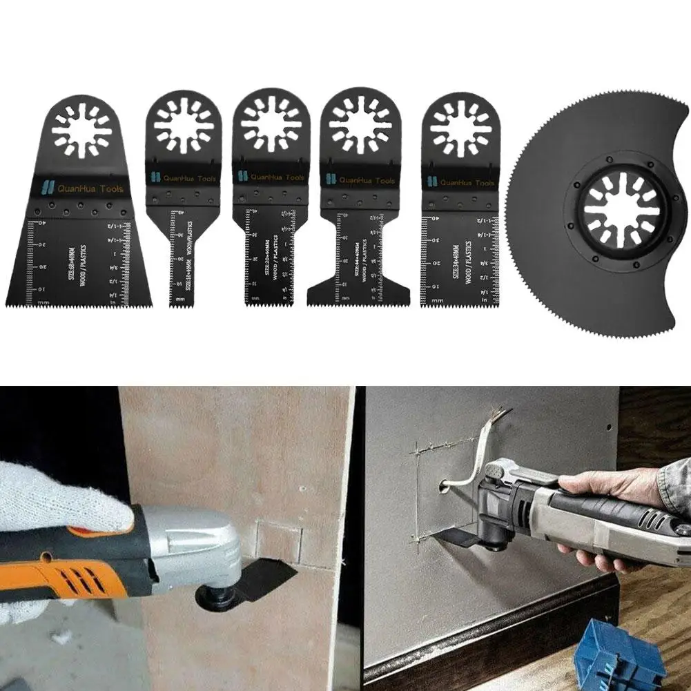 

12Pcs Mixed Universal Oscillating Saw Blades Set, Tool Swing Saw Blades Accessories Suitable for Makita Dewalt Milwaukee Bosch