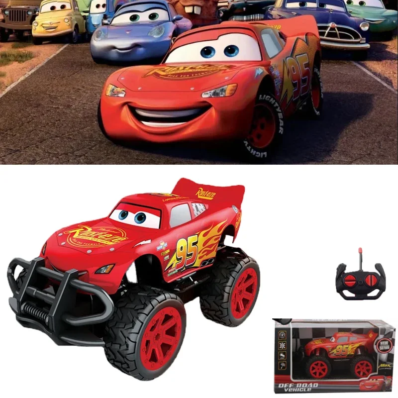 2026 NOWY Disney Pixar Auta 3 Elektryczny Samochód Zabawka Zygzak McQueen Channel 4 Terenowy Samochód Zdalnie Sterowany Model Prezent dla Chłopca Zabawka