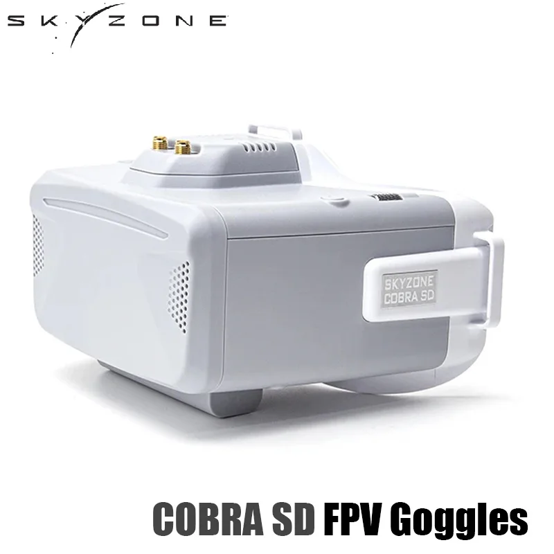 

SKYZONE COBRA SD FPV Goggles 4.3 inch LCD 800X480 Screen 5.8G 48CH Diversity Receiver Bulit in with Heat-Sink Fan for RC Drones