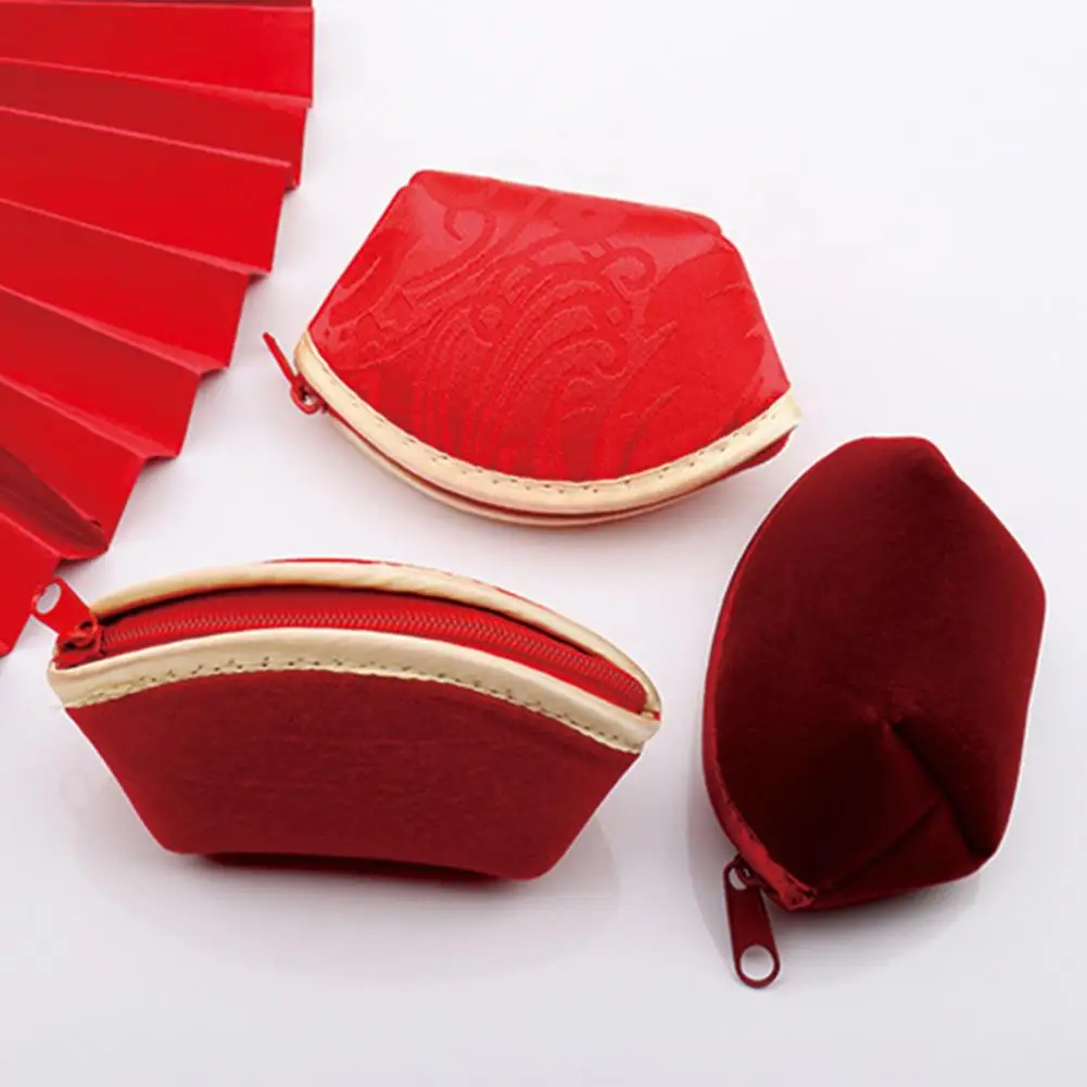 Delicate Jewelry Bag Comfy Jewelry Dumpling Bag Portable Ear Studs Necklace Ring Travel Bag  Coins Holder