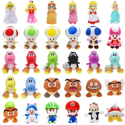 Kawaii Mario Doll, Luigi, Goomba, Kamek, Yoshi, Brinquedos de pelúcia macia, Sapo bonito, Princesa, Pêssego, Margarida Rosalina, Sapatinho, Pauline