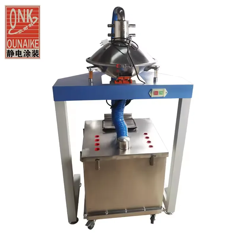 Industrial Automatic Powder coating Vibration Sieving Machine with big hopper tank bucket