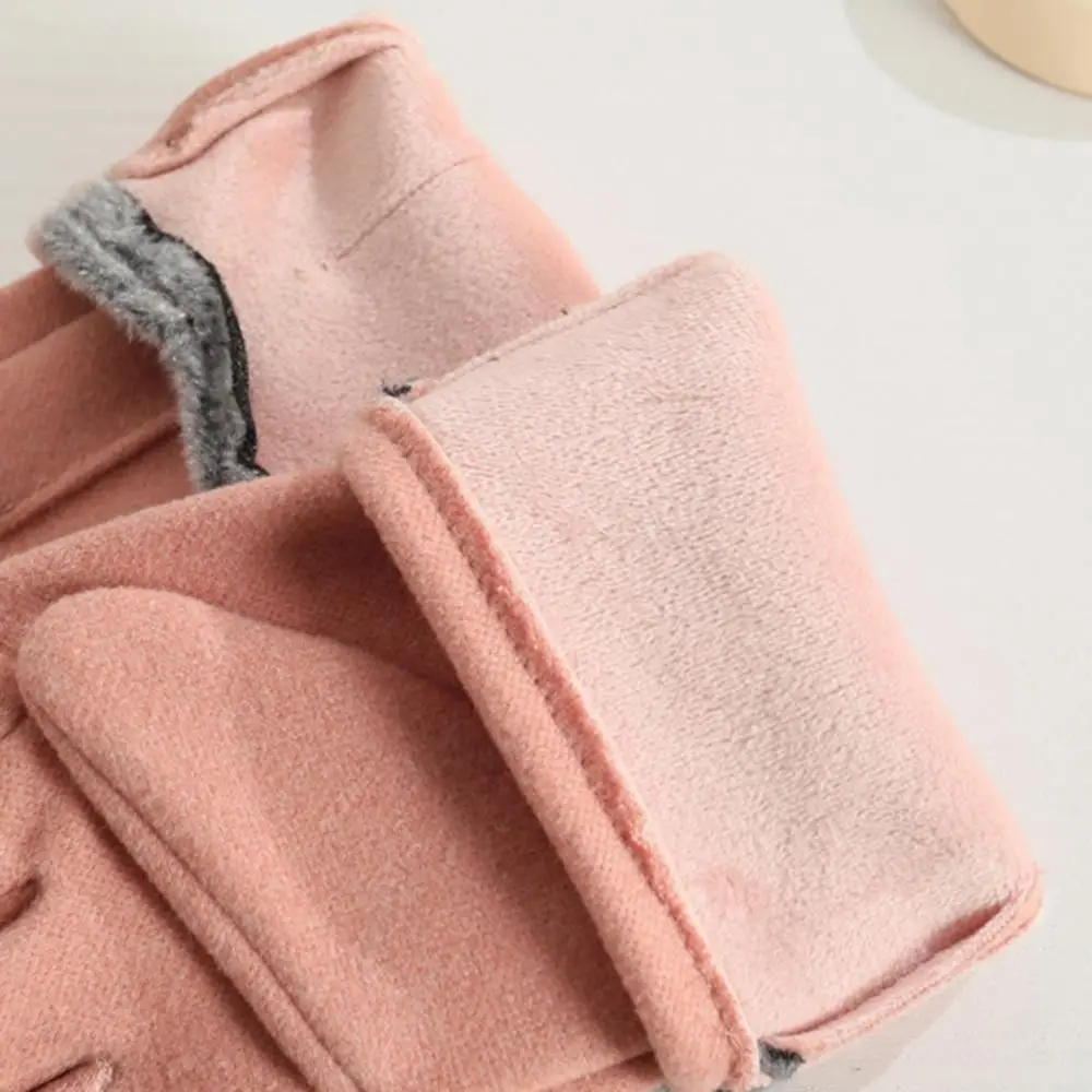 New Fashion German Velvet Gloves Winter Outdoor Cold Weather Gloves Women Warm Thermal Gloves