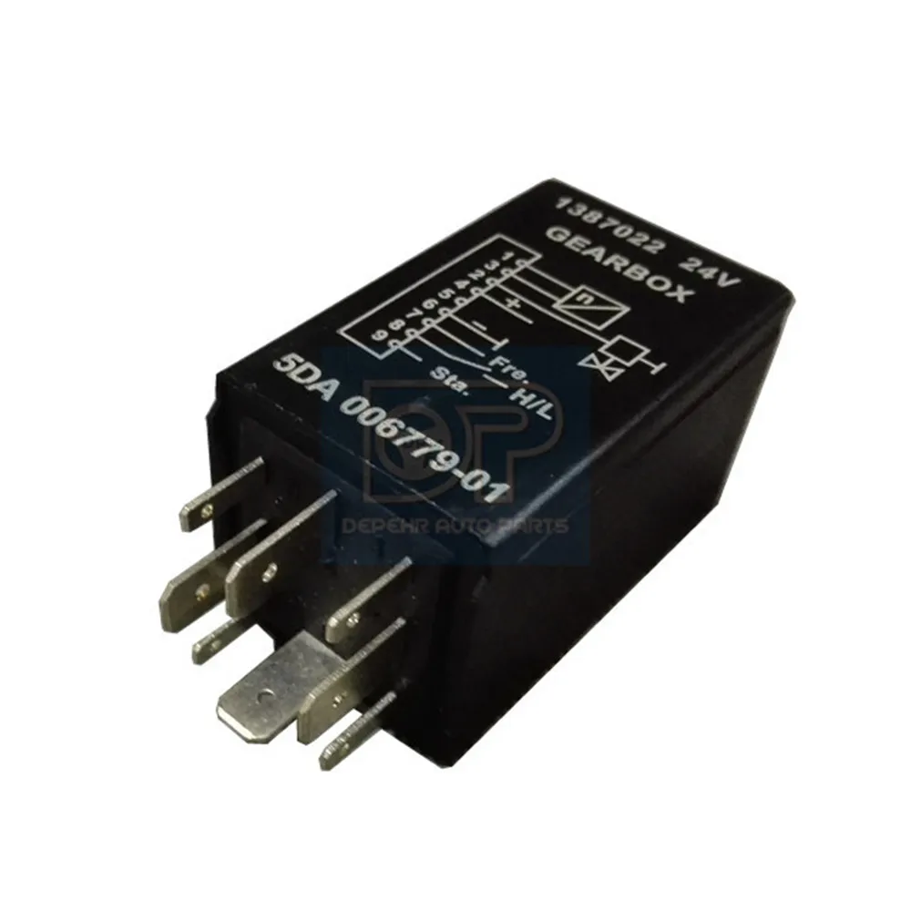 One Piece Truck Auto Flasher 8 Pins 24V Relay For Scnia Bus 4 F K N Series 1543806 1347277 1387022 1475750