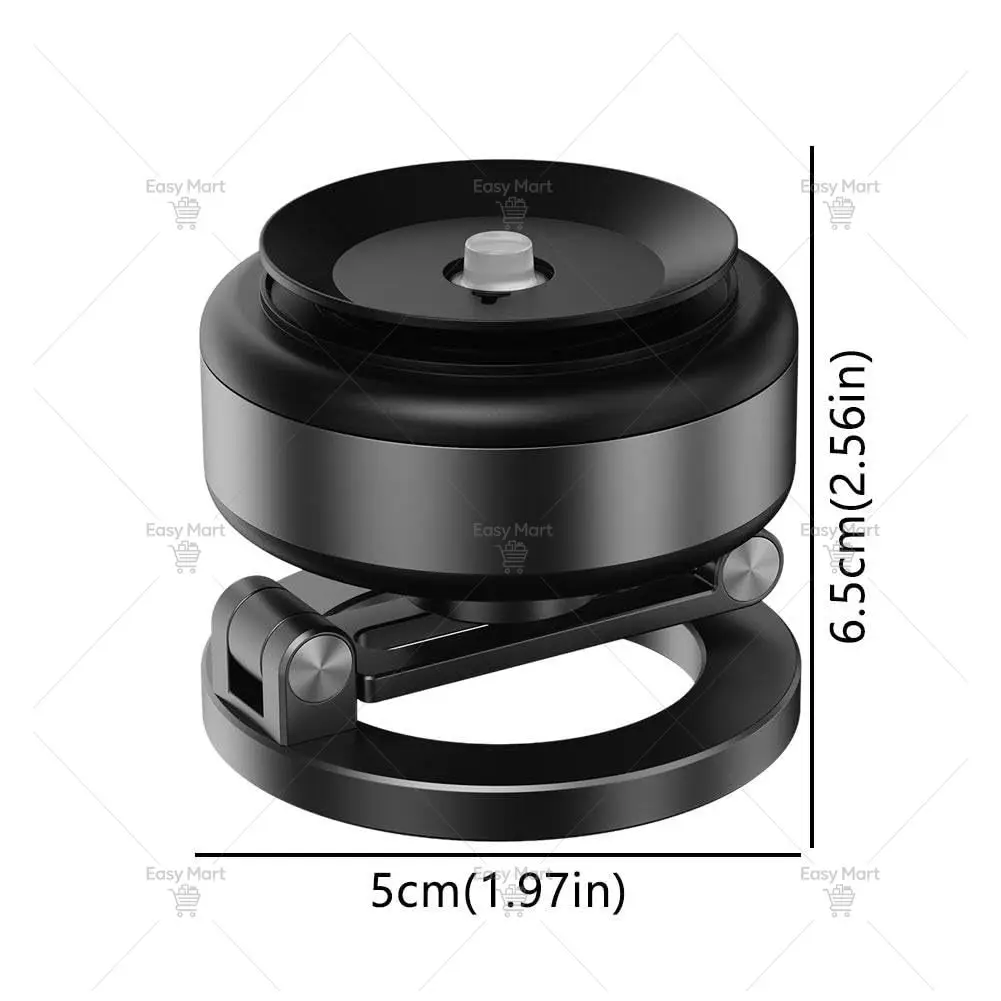 360° Magnetic Phone Mount with Vacuum Suction - Adjustable Car/Gym/Mirror Holder