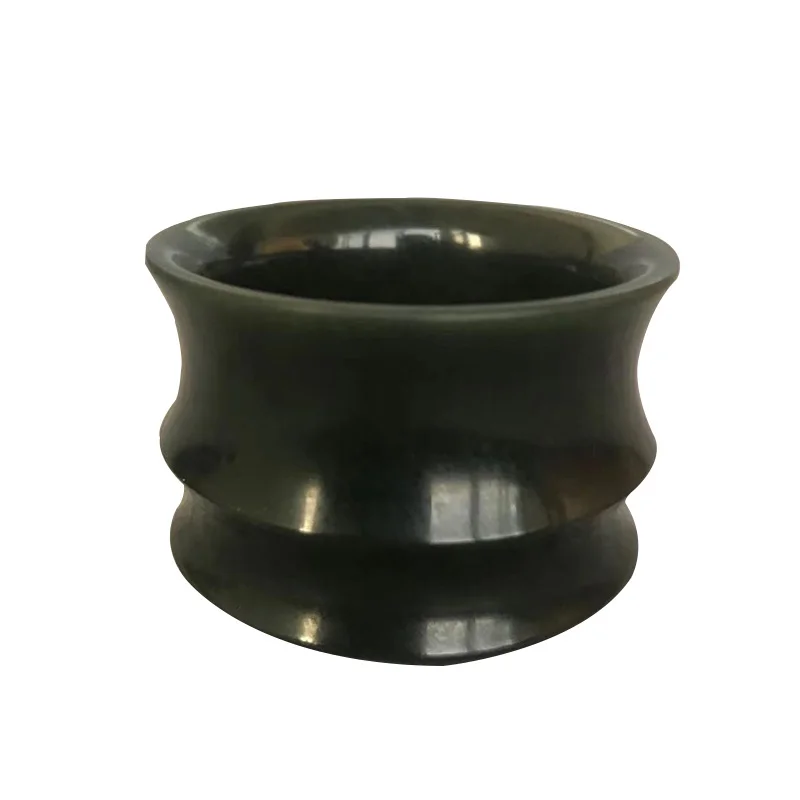 

Natural Hetian Jade Tea Cup Hand-carved Real Chinese Green Jades Stone Bamboo Kung Fu Teacups Xinjiang Nephrite Healthy Teaset