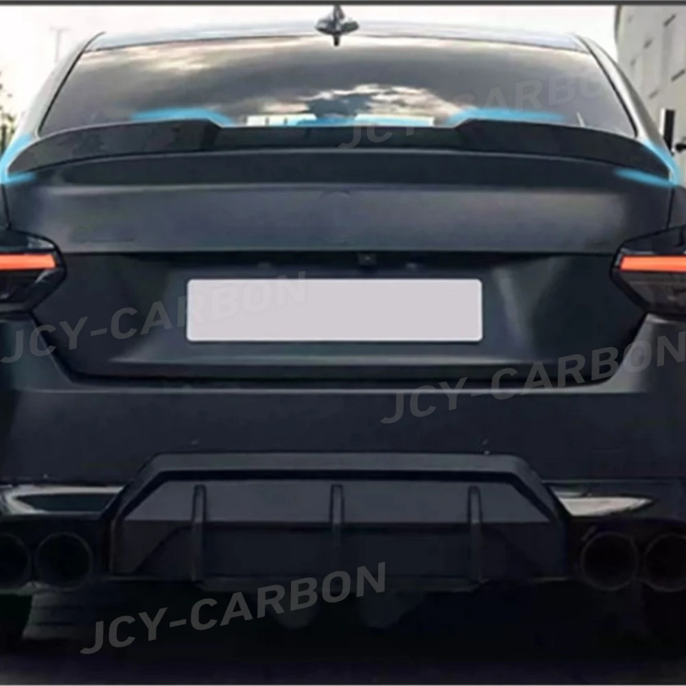 

Накладка на задний спойлер из углеродного волокна для BMW 2 серии G87 M2 2023+ FRP, задние внешние обвесы автомобиля, аксессуары, украшение высокого качества