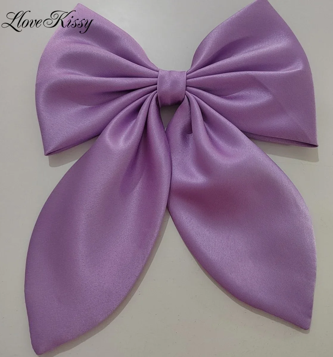 Satin Bow for Wedding Dress Purple Bridal Knots Satin Seperate Removeable Knots Custom Color