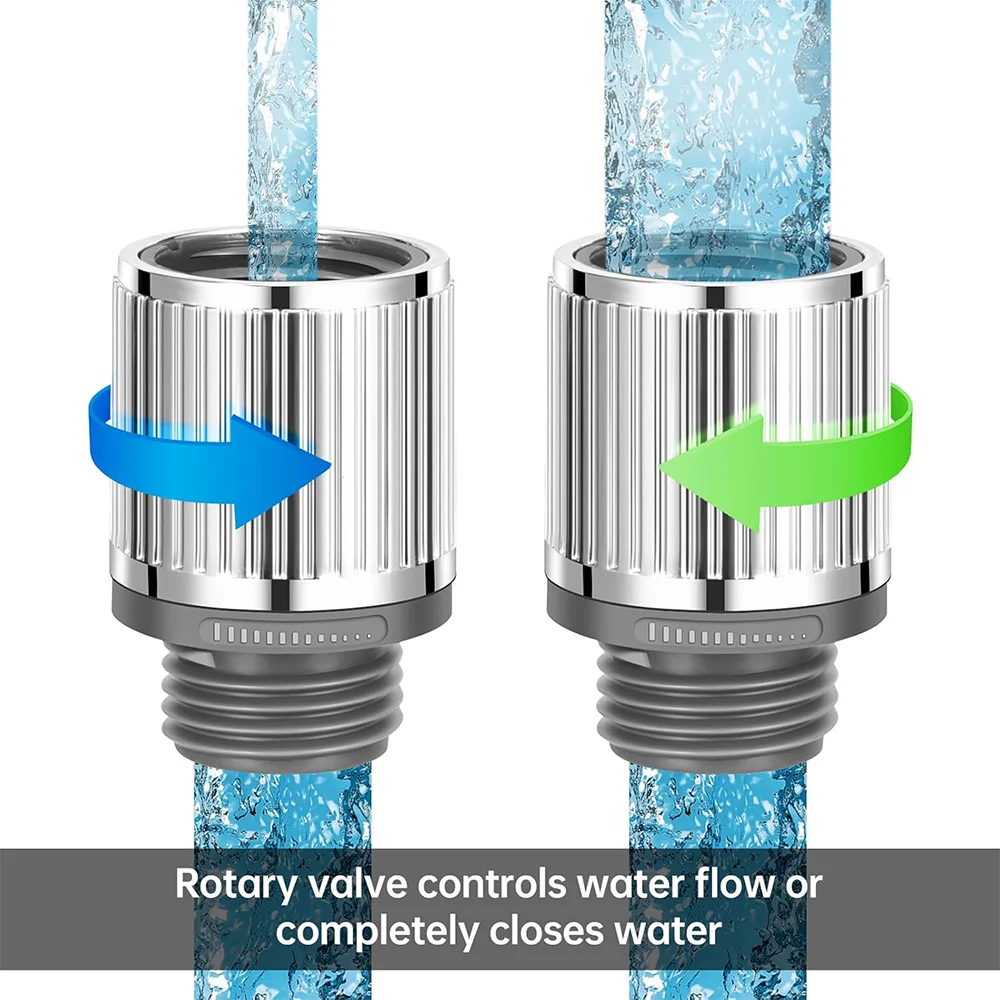 ABS Shower Head Water Flow Regulator Shower Water Pressure Control Restrictor Rotatable Valve Flow Regulator Bathroom Accessorie