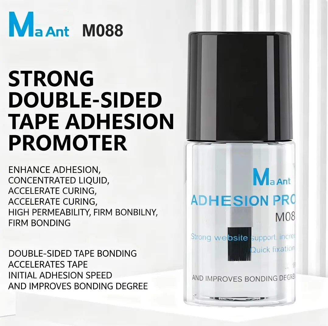 MaAnt M088 Double Sided Tape Primer 20ml Strong Adhesive Enhancer Fast Bonding for Phone Repair Universal Sticky Glue