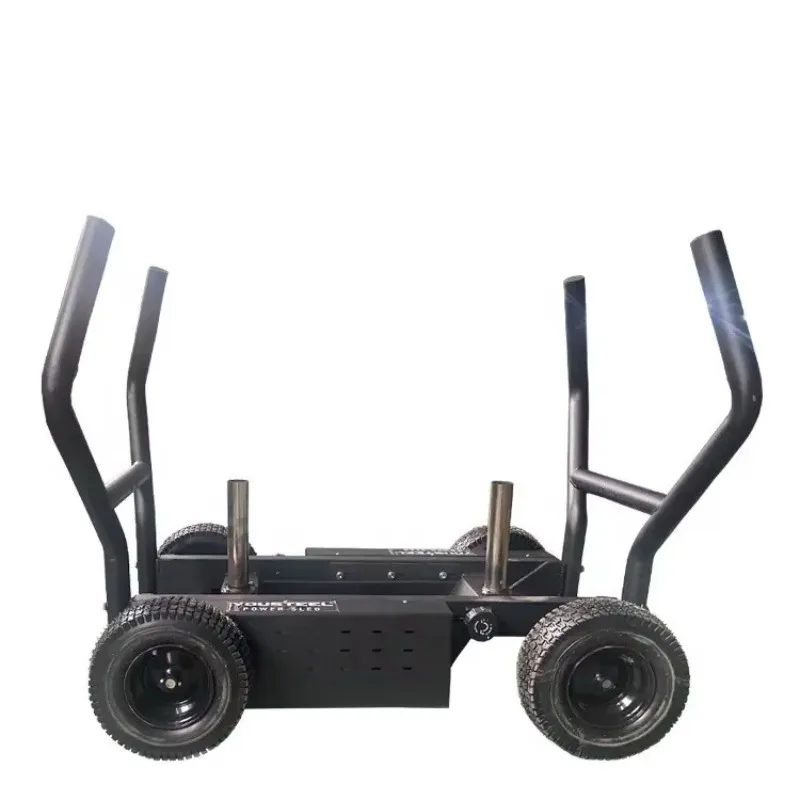 Commercial Gym Equipment Tank Exercise Push Pull Workout Tank Sled with Wheels Variable Magnetic Tank Car
