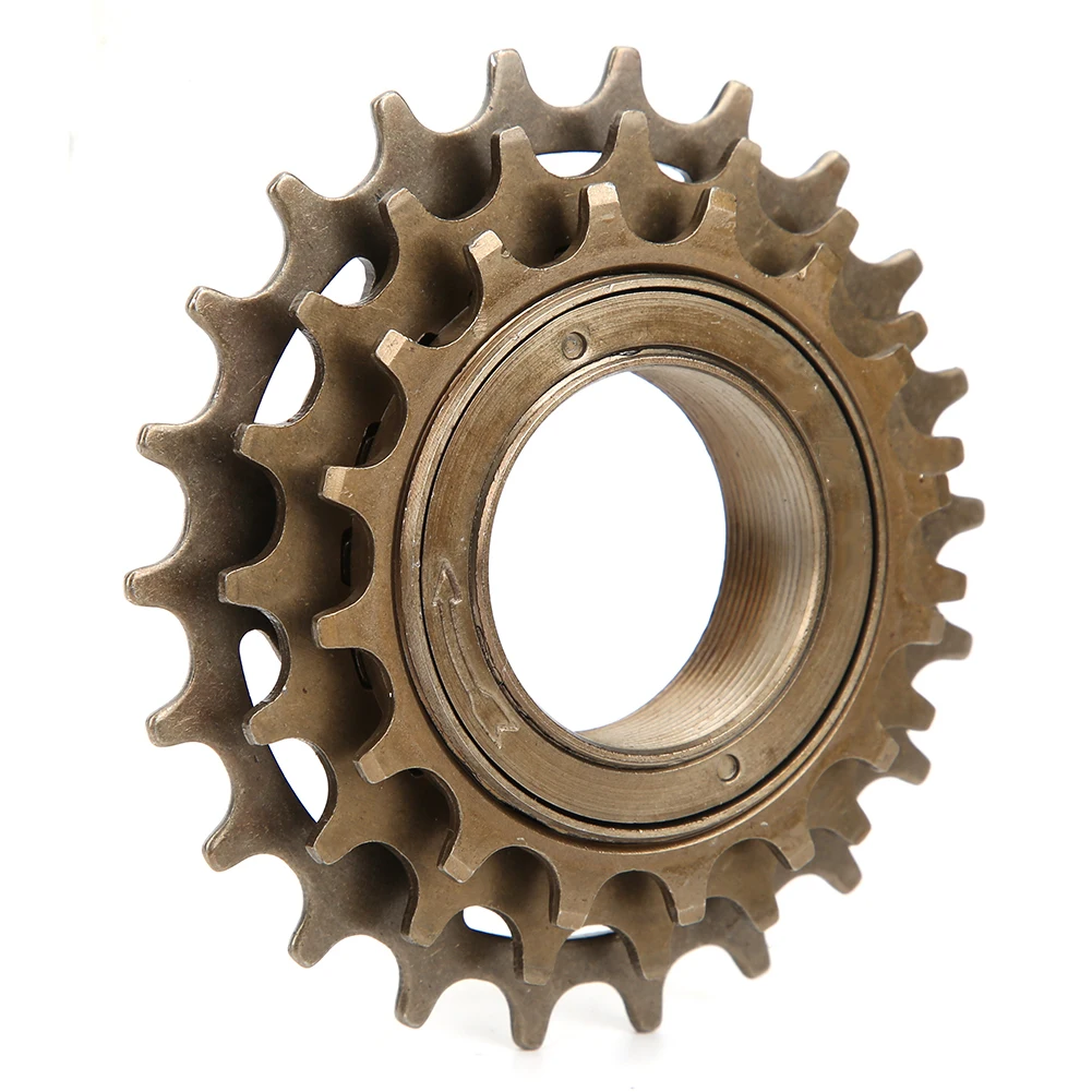 Bicycle Flywheel, 16/19/22T High-Strength Metal 3-Speed Flywheel for Mountain and Road Bikes - Versatile 16/19/22T Gears