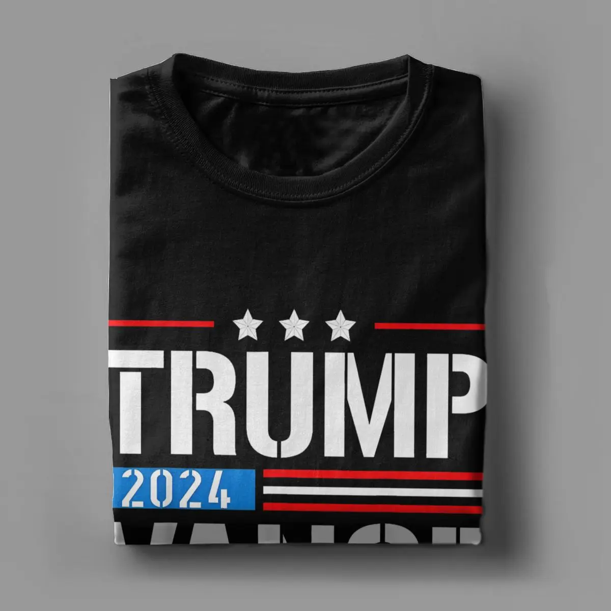 Trump Vance 2024 Vote Męskie koszulki All Trumps Śmieszne koszulki z krótkim rękawem O Neck T-Shirt 100% bawełna z nadrukiem graficznym