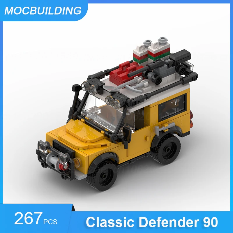 

MOC Building Blocks 40650 Classic Defender 90 Car Mini Scale Model Transportation DIY Assemble Bricks Collect Toys Gifts 267PCS