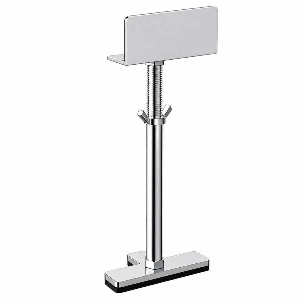 L-Shape Undermount Sink Brackets Adjustable Non-Slip Telescopic Table Legs Load Bearing Support Desk Support Foot Stand Cabinets