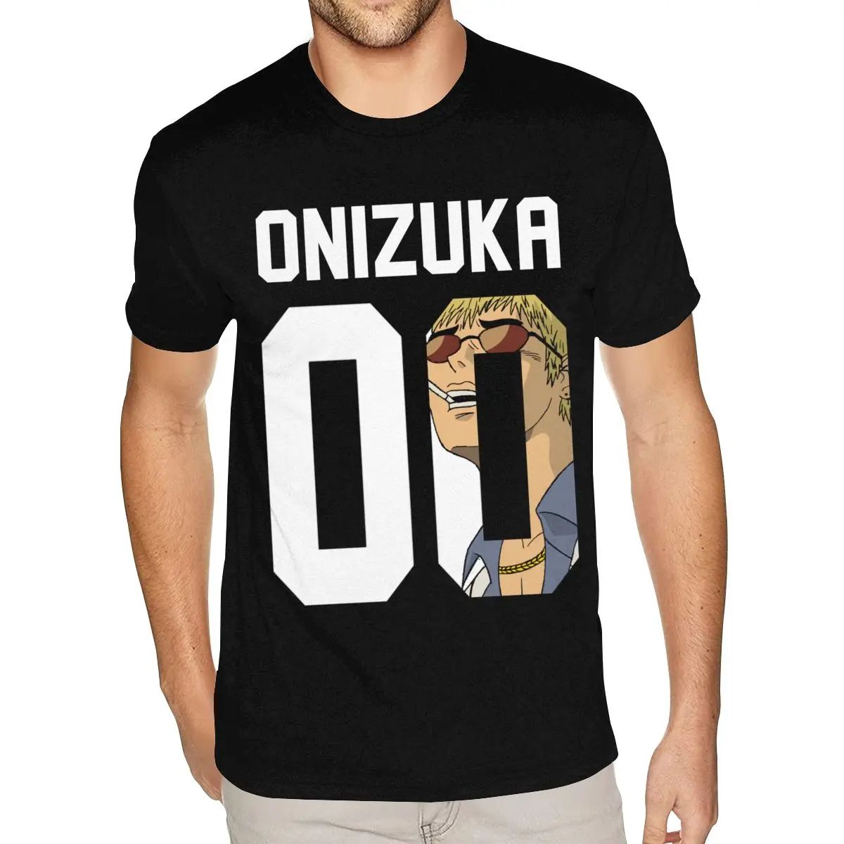 

Хлопковые футболки с короткими рукавами и круглым вырезом Great Teacher Onizuka GTO, обычные футболки для папы S
