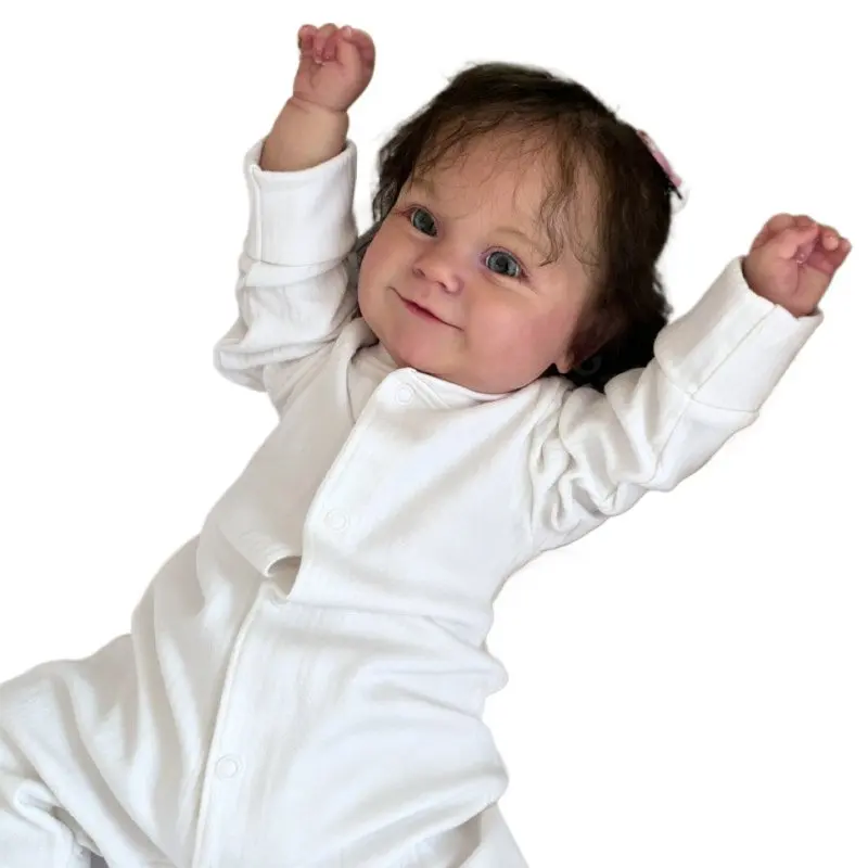 48cm Cotton Body Baby Doll Maddie with Genesis Paint High Quality 3D Skin Multiple Layers Painting Visible