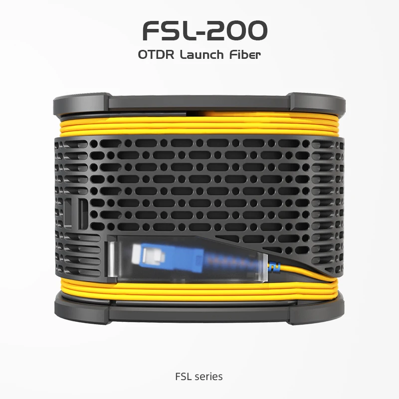 Imagem -05 - Ofw Otdr Otdr Lançamento Cabo 2km Fibra Single Mode sc fc Teste Cabo de Extensão Tempo Reflectometer Design Portátil Dead Zone Eliminator