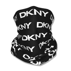 DKNYS Logo Bandana Neck Gaiter Printed Face Scarf Multi-use Cycling Scarf Cycling for Men Women Adult Windproof