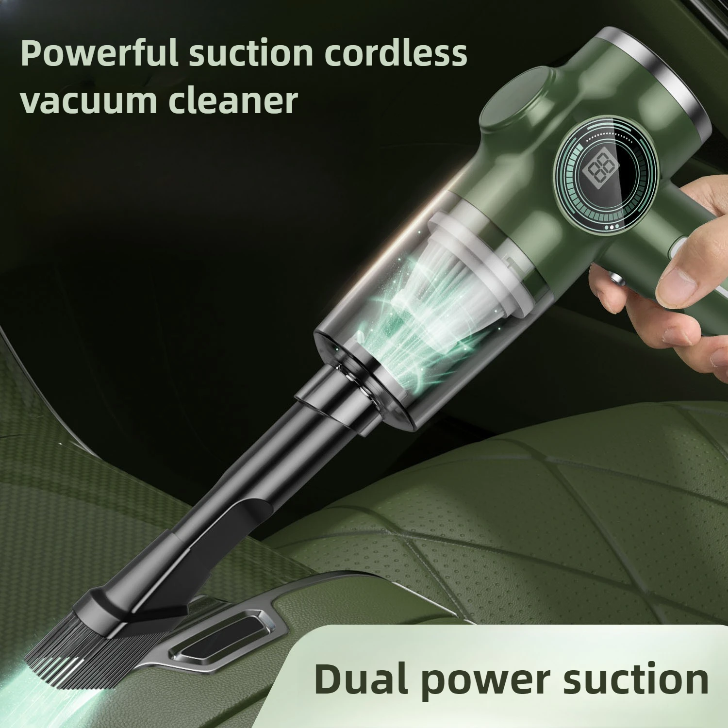 120W 29000PA Car Vacuum Cleaner Wireless Automobile Wet Dry Dual-Use Super High Power Handheld Electric Appliance Cleaner