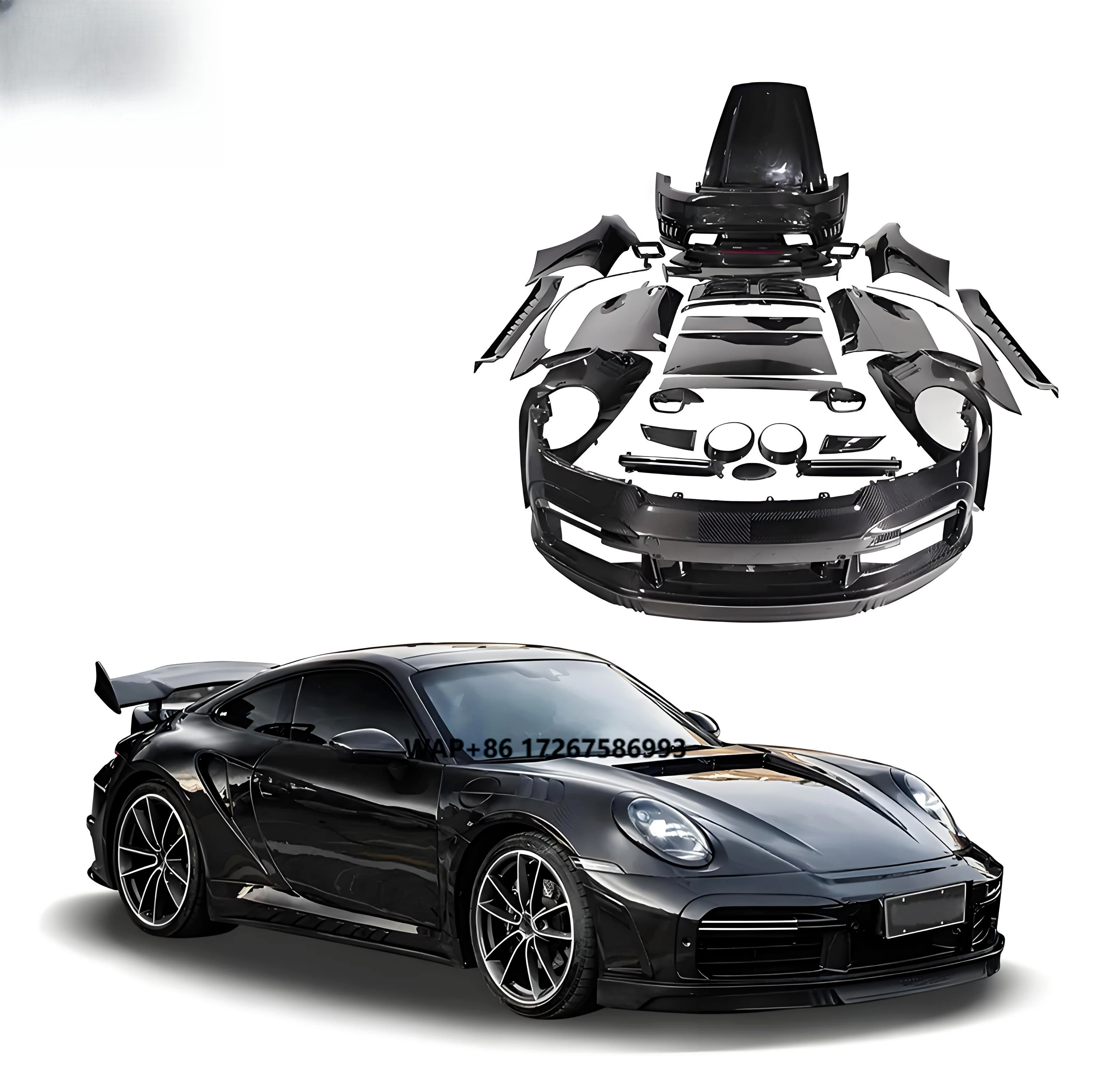 

TC Stinger GTR Style Dry Carbon Fiber Bodykit for Porsche 911 992 Carrera Carrera S New Front Rear Bumper Fenders Hood Exteriors