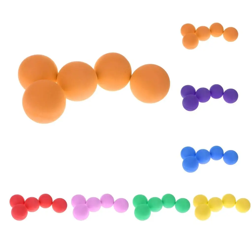 Piłki do odbijania z pianki EVA 2,5 cala Zestaw zabawek z miękkiej pianki, 5 sztuk