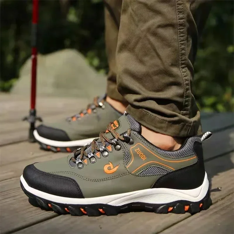 Nuovi uomini 38-48 grandi scarpe da trekking all\'aria aperta, alpinismo, campeggio, corsa, scarpe da jogging, scarpe moda impermeabili e antiscivolo