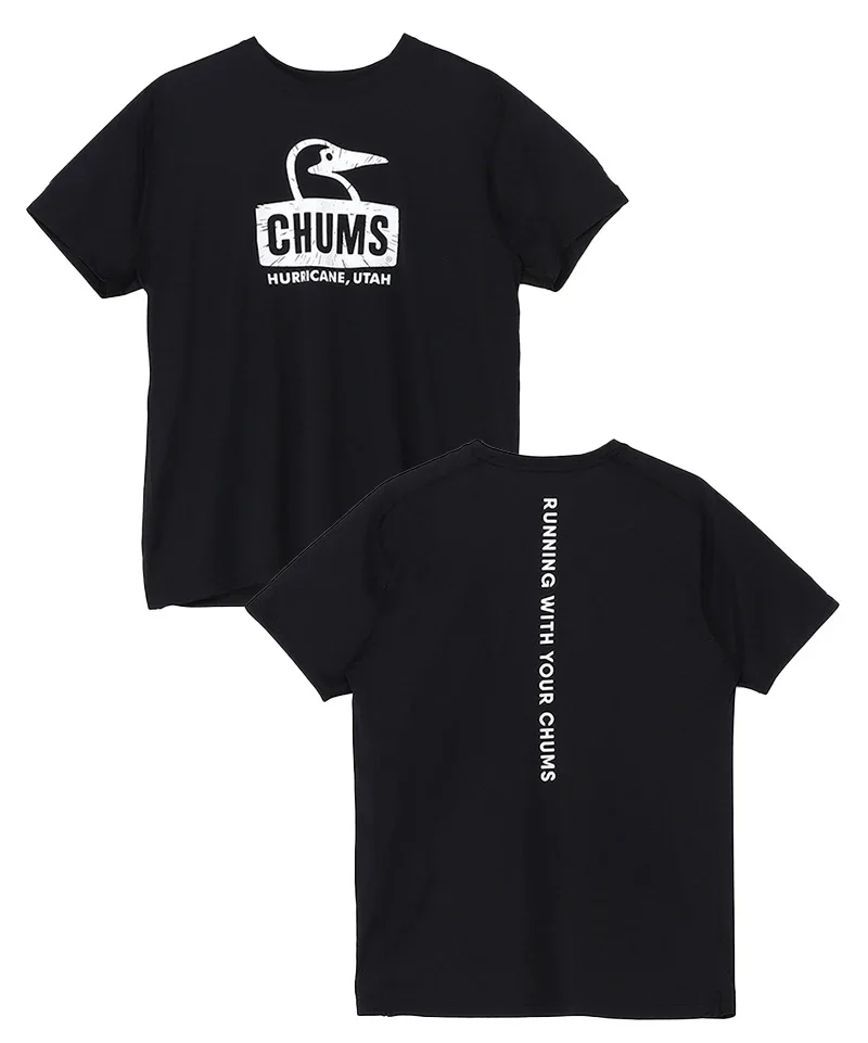 

CHUMS T-shirt Men's Casual Short-sleeved Outdoor Dominated Loose Tee Outdoor Camping Pure Cotton Breathable Top Sports Trend Tee